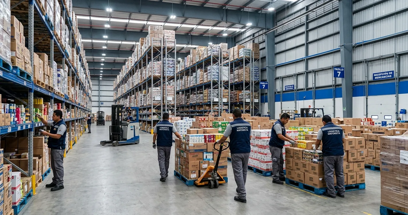 Almacen de distribuidores mayoristas en Mexico — Centro de distribucion B2B con productos al por mayor