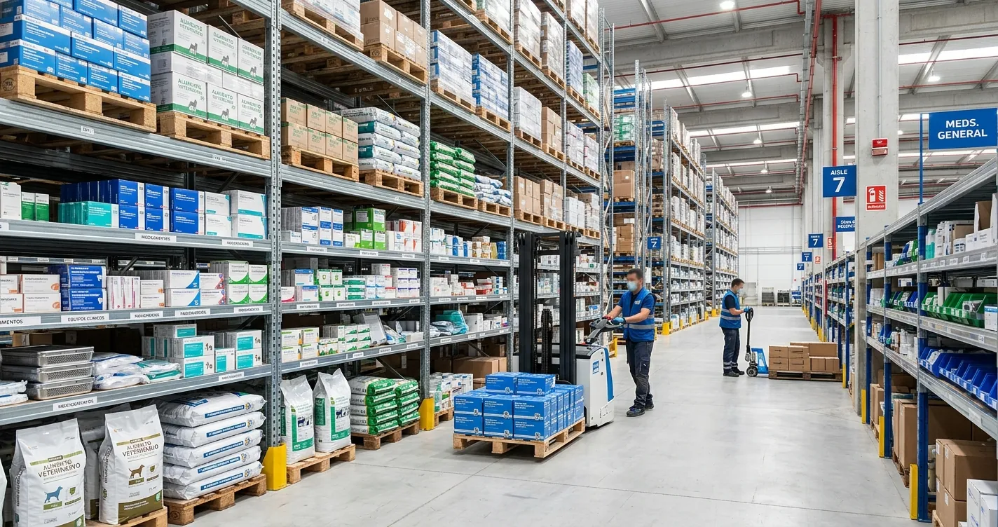 Distribuidores de productos veterinarios en España — Centro de distribución mayorista B2B