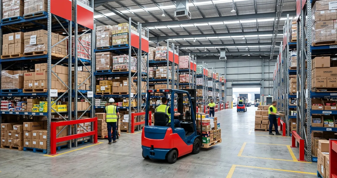 Proveedores de OXXO y cadena de suministro: centro de distribución de productos de consumo masivo