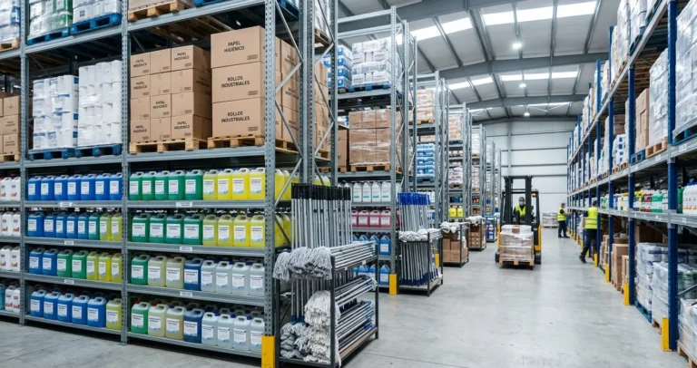 Distribuidores de productos de limpieza al por mayor en México — centro de distribución B2B