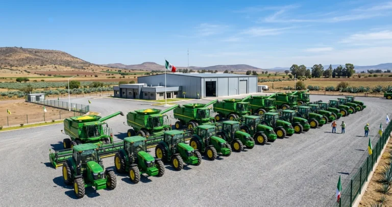 Distribuidores John Deere en México — concesionario de maquinaria agrícola con tractores y cosechadoras
