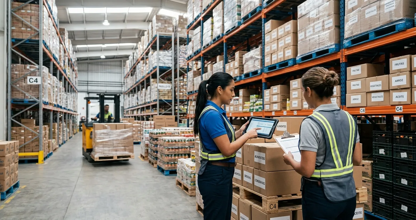 Quiceno & Cía S.C.A proveedores — centro de distribución mayorista de supermercado en Cali, Colombia