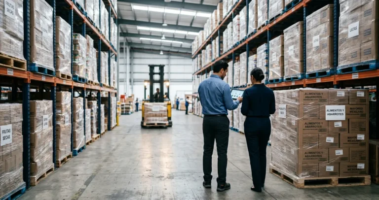 Centro de distribución mayorista de Abastecemos de Occidente S.A. proveedores de alimentos en el occidente de México