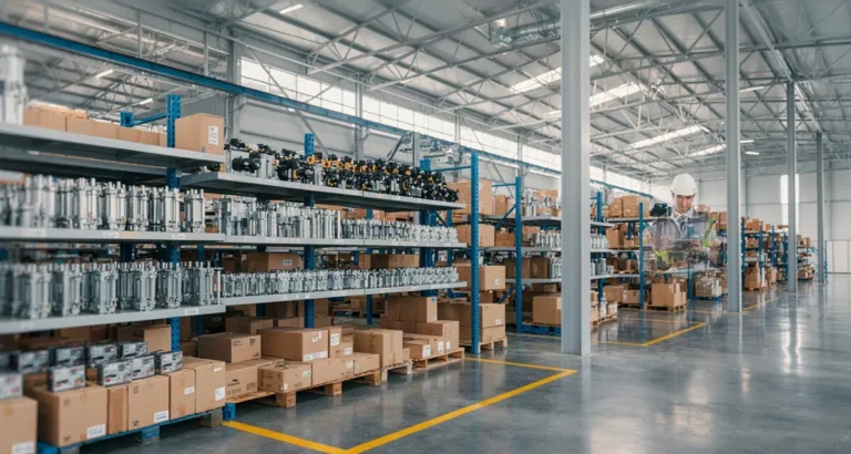 Distribuidores de Festo en Mexico: almacén B2B con cilindros neumáticos, válvulas y sensores de automatización industrial para compra mayorista